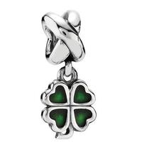 PANDORA Green Enamel Clover Drop Bead 790572EN25