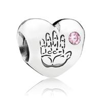 PANDORA Silver Pink Cubic Zirconia Baby Girl Charm 791280PCZ