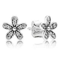 PANDORA Silver Cubic Zirconia Daisy Stud Earrings 290570CZ