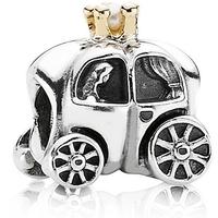 PANDORA 14ct Gold And Silver Carriage Bead 790598P
