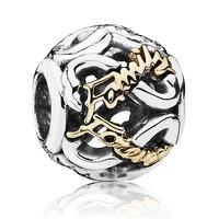 PANDORA Silver 14ct Cubic Zirconia Open Work Family Forever Charm 791525CZ