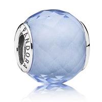 PANDORA Silver Faceted Synthetic Blue Quartz 791499SBQ