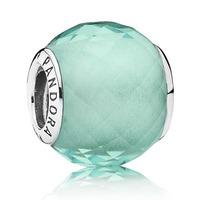 PANDORA Silver Faceted Synthetic Green Quartz 791499SGQ