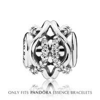 PANDORA Essence Silver Cubic Zirconia CARING Charm 796072CZ