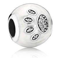 pandora silver i love my pets charm 791712cz