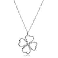 PANDORA Silver Petals Of Love Necklace 390381CZ-90