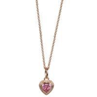PANDORA Rose Pink Heart Necklace CN088
