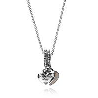 PANDORA Mother and Daughter Hearts Complete Necklace CN110