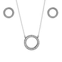 pandora sparkling circles jewellery set cs002