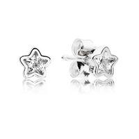 PANDORA Silver Cubic Zirconia Starshine Stud Earrings 290597CZ