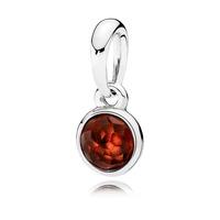 PANDORA January Birthstone Garnet Droplet Pendant 390396GR