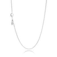 PANDORA Silver 45cm Chain Necklace 590515-45
