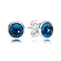 pandora december birthstone blue crystal droplet earrings 290738nlb