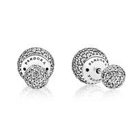 PANDORA Cubic Zirconia Encrusted Stud Earrings 290737CZ