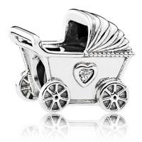 PANDORA Baby Pram Charm 792102CZ