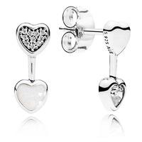 PANDORA Hearts Of Love Dropper Earrings 290750CZ