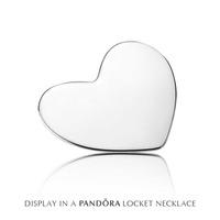 pandora petite memories heart plate charm 792120