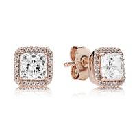 pandora rose timeless elegance stud earrings 280591cz