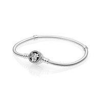 PANDORA Moments Silver Poetic Blooms Bracelet