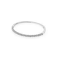 pandora silver alluring brilliant marquise bangle