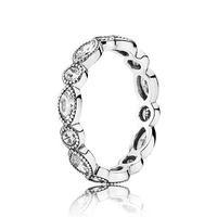 PANDORA Silver And Cubic Zirconia Alluring Briliant Marquise Ring