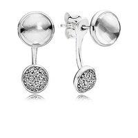 pandora dazzling droplets stud earring jacket