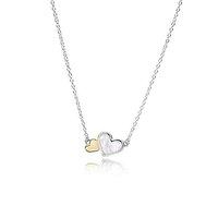 PANDORA Silver Luminous Hearts Necklace