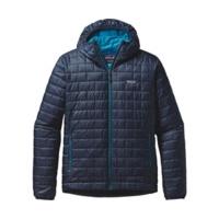 patagonia mens nano puff hoody navy blue