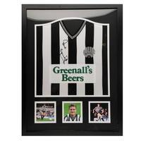 paul gascoigne hand signed shirt