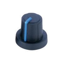 PB Fastener 3/03/TPN 130006 Soft-Touch Knob 19mm Black Body/Cap Bl...