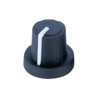 PB Fastener 3/03/TPN 130006 Soft-Touch Knob 19mm Black Body/Cap Gr...