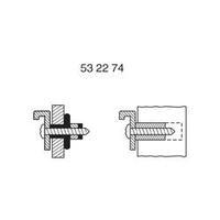 PB Fastener 331380 ISO Blind Nut Neoprene