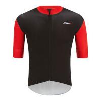 pbk stelvio water repellent short sleeve jersey red l