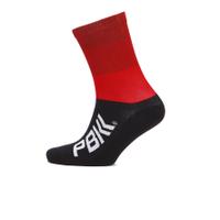 pbk race high cuff socks red lxl