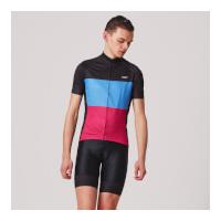 PBK Montagna Jersey - Black/Blue/Pink - XXL