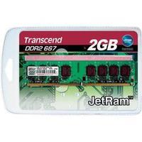 PC RAM memory Transcend JetRam JM667QLU-2G 2 GB 1 x 2 GB DDR2 RAM 667 MHz CL5 5-5-15