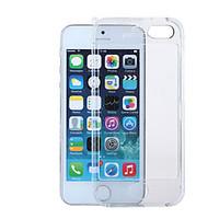 PC-sided Transparent Plastic Lid Down Hard Shell Phone Shell Suitable for iPhone 5 5S