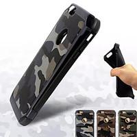 PC Camouflage Back Cover Silica Gel Combo Case for iPhone 7 7 Plus 6s 6 Plus SE 5s 5