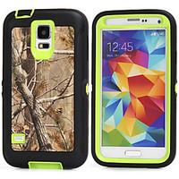 PCTPU Waterproof Pouches Branch Camouflage Shockproof Case Build-in Screen Protector for Samsung Galaxy S5/S4/S3