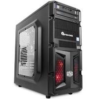 PC Specialist Vanquish Gamer XT VR II Gaming PC, Intel Core i7-7700 3.6GHz, 16GB DDR4, 120GB SSD, 2TB HDD, DVDRW, NVIDIA GTX 1070 8GB, WIFI, No Operat