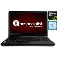 PC Specialist Optimus VII V15-960 Gaming Laptop, Intel Core i5-6300HQ 2.30GHz, 8GB RAM, 1TB HDD, 15.6" FHD LED, DVDRW, NVIDIA GT 960M, WIFI, Webc