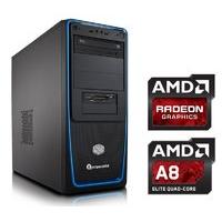 PC Specialist Infinity Gamer Pro II Gaming PC, AMD Athlon X2 370K Dual Core CPU 4.0GHz, 8GB RAM, 1TB HDD, DVDRW, AMD HD 8000 R7 Series, No Operating S