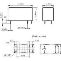PCB relays 12 Vdc 16 A 1 maker Hongfa 1 pc(s)