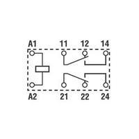 PCB relays 12 Vdc 1.25 A 2 change-overs Finder 30.22.7.012.0000 1 pc(s)