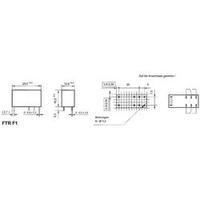 pcb relays 24 vdc 5 a 2 change overs takamisawa relay ftr f1 cd 024 1  ...