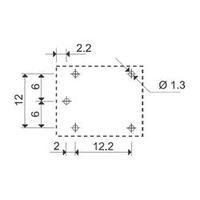 PCB relays 48 Vdc 10 A 1 change-over Finder 36.11.9.048.0000 1 pc(s)