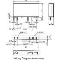 PCB relays 5 Vdc 6 A 1 change-over Hongfa 1 pc(s)