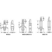 PCB holder Polyamide Distance 6 mm KSS MCS6 1 pc(s)