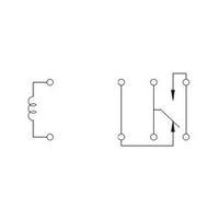 PCB relays 230 Vac 17 A 1 change-over Song Chuan 888H-1CCFCE 220/240 1 pc(s)