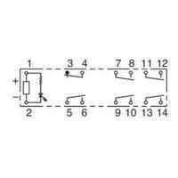 pcb relays 24 vdc 6 a 5 makers 1 breaker idec 1 pcs